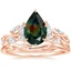 14K Rose Gold Secret Garden Diamond Ring (1/2 ct. tw.) with Winding Willow Ring