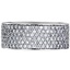 Custom Six Row Pave Low Profile Band