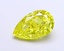 1.59 Ct. Fancy Vivid  Yellow Pear Lab Grown Diamond