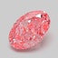 1.07 Ct. Fancy Vivid Pink Oval Lab Grown Diamond