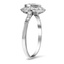 The Oakside Ring, smalltop view on a hand