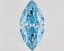 9.55 Ct. Fancy Vivid Blue Marquise Lab Grown Diamond