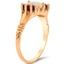 The Ula Ring, smalltop view on a hand