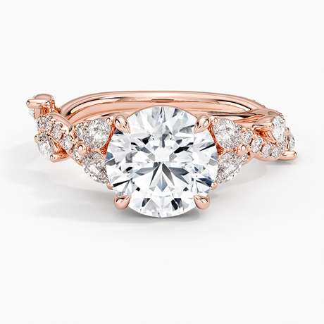 14K Rose Gold Vintage Secret Garden Diamond Ring (2/3 ct. tw.)