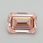 1.02 Ct. Fancy Vivid Pink Emerald Lab Grown Diamond