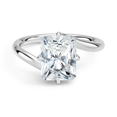 18K White Gold Atelier Solitaire Ring