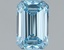1.12 Ct. Fancy Intense Blue Emerald Lab Grown Diamond