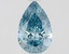 1.00 Ct. Fancy Vivid Blue Pear Lab Grown Diamond