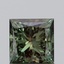 1.04 Ct. Fancy Vivid  Green Princess Lab Grown Diamond