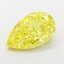 9.61 Ct. Fancy Vivid Yellow Pear Lab Grown Diamond