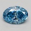 2.01 Ct. Fancy Vivid Blue Oval Lab Grown Diamond