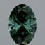 4.01 Ct. Fancy Vivid Green Oval Lab Grown Diamond