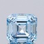 1.02 Ct. Fancy Vivid Blue Asscher Lab Grown Diamond