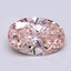 2.43 Ct. Fancy Vivid  Pink Oval Lab Grown Diamond
