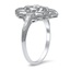 The Valrie Ring, smalltop view on a hand