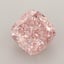 1.57 Ct. Fancy Vivid  Pink Cushion Lab Grown Diamond