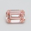 1.01 Ct. Fancy Intense Pink Emerald Lab Grown Diamond
