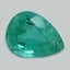 7.9x6.0mm  Green  Pear   Emerald