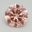 2.50 Ct. Fancy Intense Pink Round Lab Grown Diamond