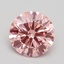 1.83 Ct. Fancy Vivid Pink Round Lab Grown Diamond