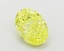 1.00 Ct. Fancy Vivid  Yellow Oval Lab Grown Diamond