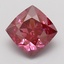 3.10 Ct. Fancy Vivid Pink Cushion Lab Grown Diamond