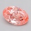 1.52 Ct. Fancy Pink Oval Lab Grown Diamond