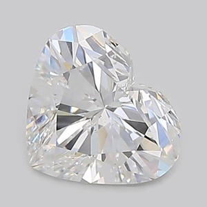Heart diamond — real photo