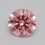 2.50 Ct. Fancy Intense Pink Round Lab Grown Diamond