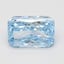 4.06 Ct. Fancy Vivid Blue Radiant Lab Grown Diamond