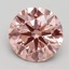 1.51 Ct. Fancy Intense Pink Round Lab Grown Diamond
