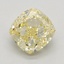 1.10 Ct. Fancy Yellow Cushion Lab Grown Diamond