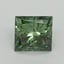 1.10 Ct. Fancy Vivid Pacific Green Princess Lab Grown Diamond