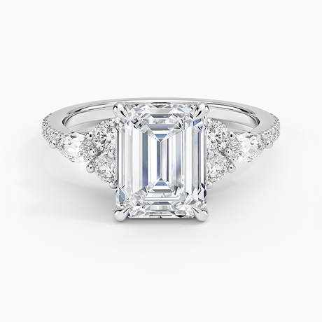 Luxe Marquise and Round Diamond Setting