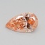 0.51 Ct. Fancy Intense Pink Pear Lab Grown Diamond