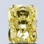 2.06 Ct. Fancy Vivid Yellow Radiant Lab Grown Diamond
