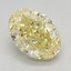 1.15 Ct. Fancy Intense Yellow Oval Lab Grown Diamond