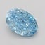1.02 Ct. Fancy Vivid Blue Oval Lab Grown Diamond