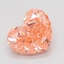 1.57 Ct. Fancy Vivid Pink Heart Lab Grown Diamond