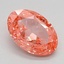 3.20 Ct. Fancy Vivid Pink Oval Lab Grown Diamond