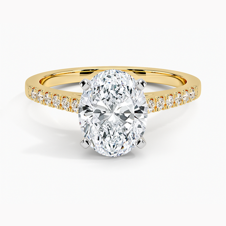18K Yellow Gold Sonora Diamond Ring