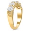The Vilhelmina Ring, smalltop view on a hand