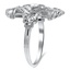 The Benassay Ring, smalltop view on a hand