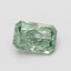 1.10 Ct. Fancy Vivid Green Radiant Lab Grown Diamond
