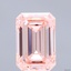 7.16 Ct. Fancy Intense Pink Emerald Lab Grown Diamond