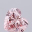 1.82 Ct. Fancy Intense Pink Heart Lab Grown Diamond