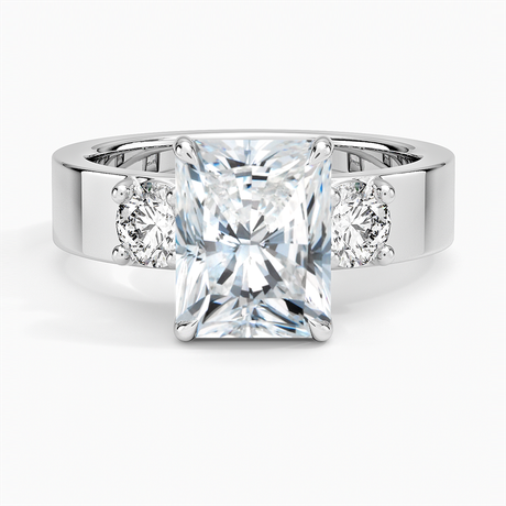 18K White Gold Peyton Three Stone Diamond Ring (1/2 ct. tw.)