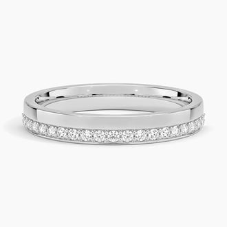 3mm Austin Diamond Ring in 18K White Gold