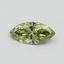 1.09 Ct. Fancy Vivid Green Marquise Lab Grown Diamond