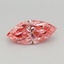 0.32 Ct. Fancy Vivid Pink Marquise Lab Grown Diamond